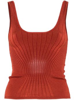 Mugler: Трикотажная майка 