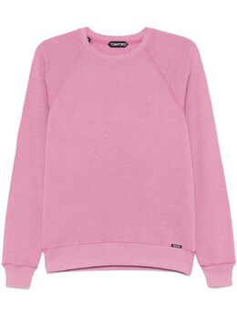TOM FORD: Розовый свитшот  Logo