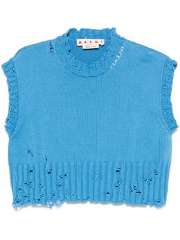Marni: Свитер без рукава 