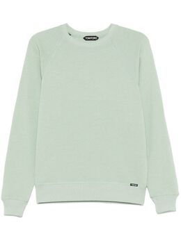 TOM FORD: Зелёный свитшот  Logo