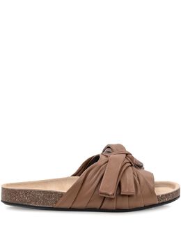 JW Anderson: Коричневые сандалии 