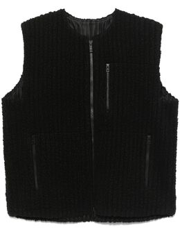 Homme Plissé Issey Miyake: Чёрный жилет 