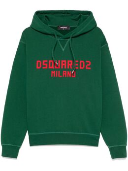 DSQUARED2: Зелёная толстовка  Cool