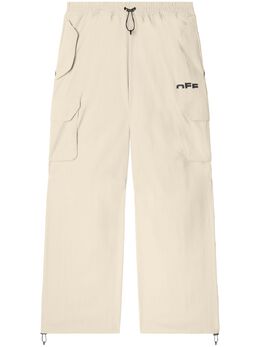 Off-White: Светлые брюки 