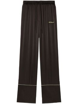 Off-White: Атласные брюки 