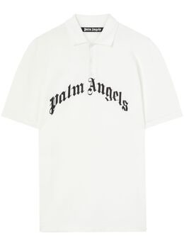 Palm Angels: Белое поло 
