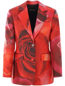 Roberto Cavalli: Жакет с принтом 