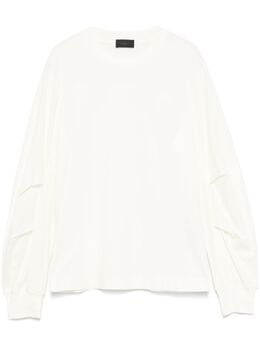 Moncler: Белая футболка 