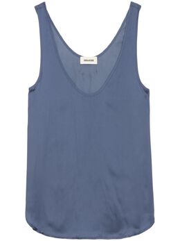 Zadig&Voltaire: Голубой топ 