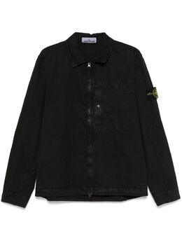 Stone Island: Чёрная рубашка 