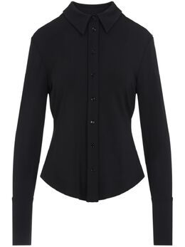 Sportmax: Чёрная рубашка 