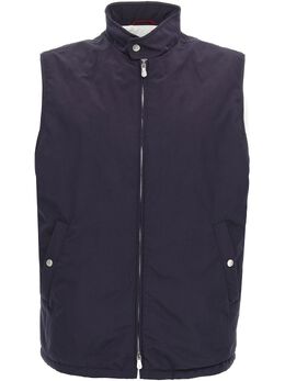 Brunello Cucinelli: Синий жилет 