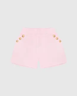 Balmain: Розовые шорты 