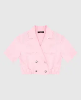 Balmain: Розовый топ 