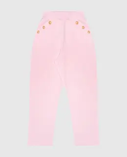 Balmain: Розовые брюки 