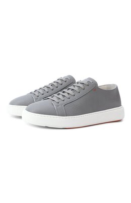 Santoni: Серые кеды  Cleanic