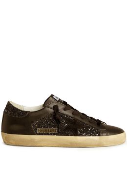 Golden Goose: Чёрные кроссовки  Super Star