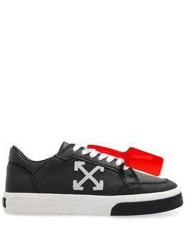 Off-White: Чёрные кроссовки  Vulcanized