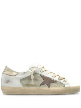 Golden Goose: Белые кроссовки  Superstar sneakers