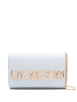 Love Moschino: Голубой клатч 