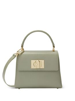 Furla: Зелёная сумка-шоппер  1927 Mini