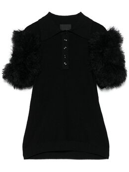 Givenchy: Чёрное поло 