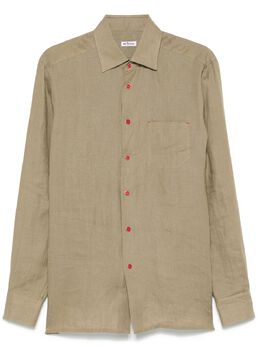 Kiton: Льняная рубашка 