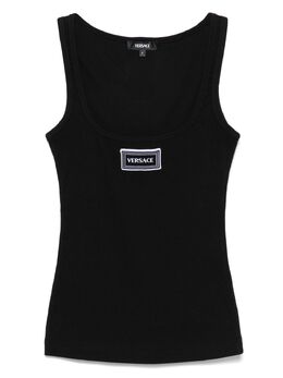Versace: Чёрная майка 
