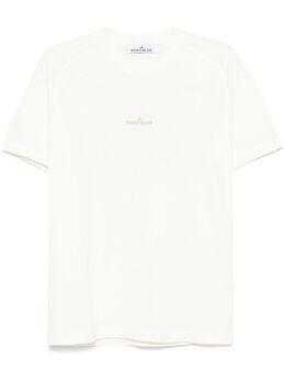 Stone Island: Футболка с принтом 