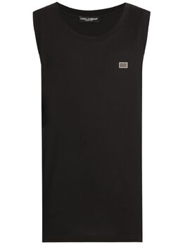 Dolce & Gabbana: Чёрный жилет 