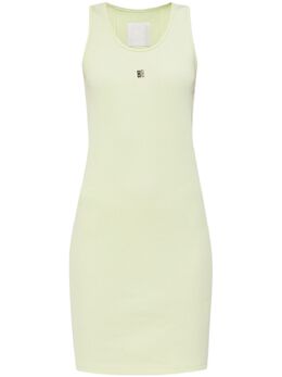 Givenchy: Светлое платье  4G