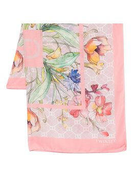 TWINSET: Розовый шарф 