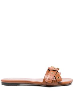 Chloé: Коричневые сандалии 
