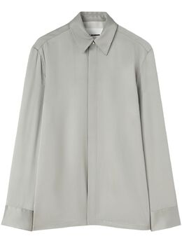 Jil Sander: Атласная рубашка 