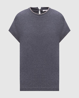 Brunello Cucinelli: Сірі футболки 