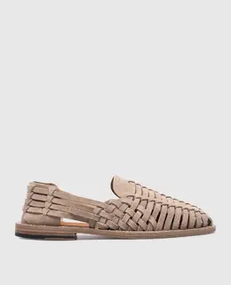 Brunello Cucinelli: Бежевые туфли 