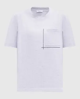 Brunello Cucinelli: Сірі футболки 