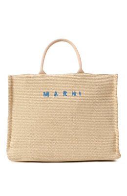 Marni: Бежевая сумка 