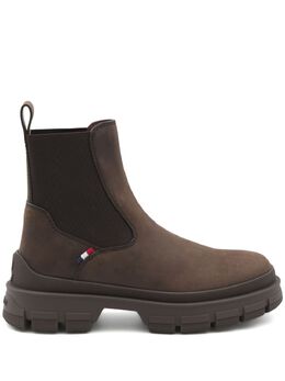Moncler: Коричневые ботинки 