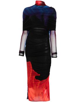 Mugler: Прозрачное платье 