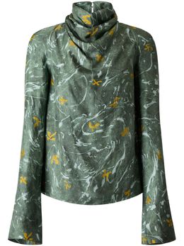 Altuzarra: Зелёный топ 