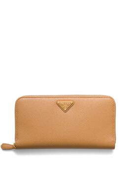 Prada: Бежевый кошелёк 