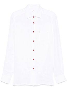 Kiton: Льняная рубашка 
