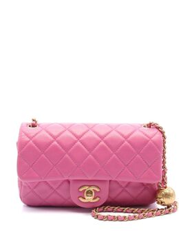 CHANEL Pre-Owned: Розовая сумка 