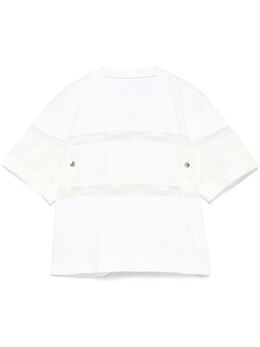 sacai: Белая футболка 