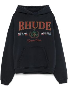 RHUDE: Чёрная толстовка 