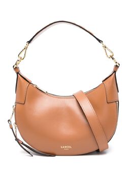 Lancel: Коричневая сумка через плечо 