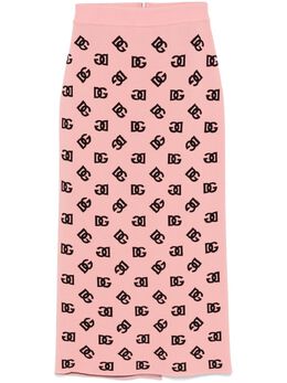 Dolce & Gabbana: Жаккардовая юбка  DG