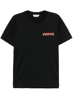 Marni: Хлопковая футболка 