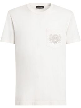 Dolce & Gabbana: Белая футболка  T